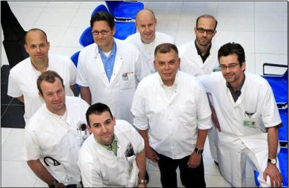 Groepsfoto maatschap chirurgie IJsselland Ziekenhuis